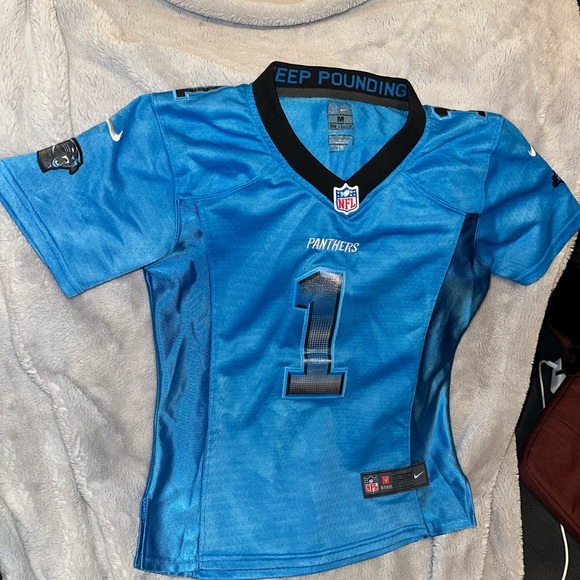Nike Carolina Panthers NFL Newton #1 jersey M boys - Picture 2 of 10